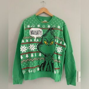 The Grinch Green Holiday Crewneck Sweater